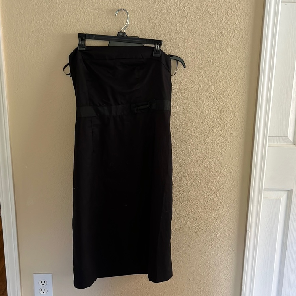 Black cocktail dress